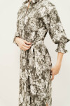 CAMISERO BRENDA MAXI GREEN WORN FLOWERS CAMISERO BRENDA MAXI GREEN WORN FLOWERS