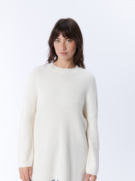 Sweater Tejido Crudo