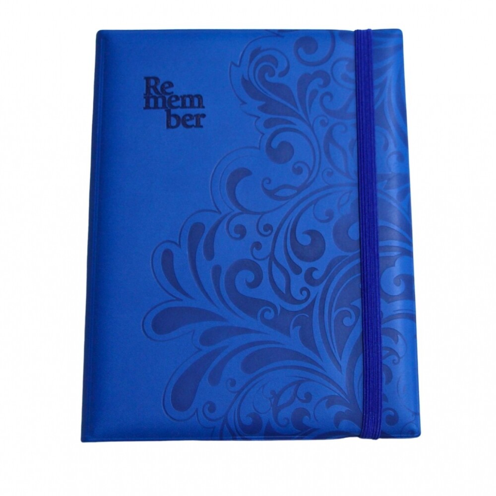 AGENDA REMEMBER SENIOR COVER 1471 SEMANA A LA VISTA TAPA AZUL TRIBAL