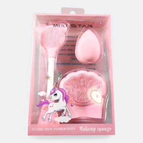 Set De Esponjas Skincare Rosa