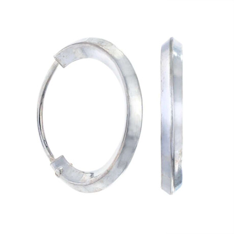 Aros de Plata 925 Aros 19 Mm De Diametro