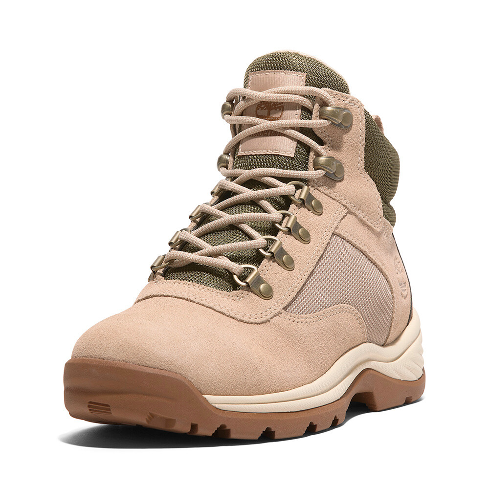Botas White Ledge Mid Waterproof Mujer Light Beige Suede