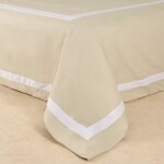 Duvet Cover Beige Con Blanco 180 x 240 cm