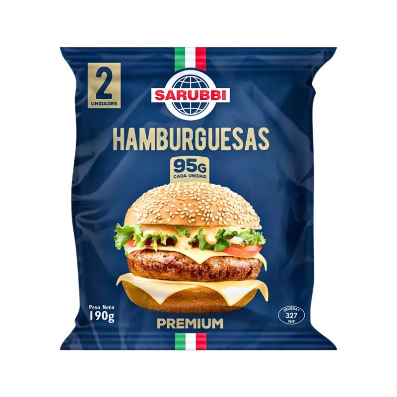 Hamburguesa Sarubbi - 2 ud. - 190 g Hamburguesa Sarubbi - 2 ud. - 190 g