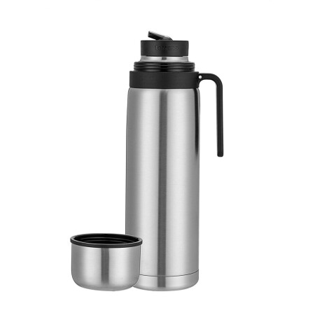 Termo 1Lt. Premium Manija Rigida Acero Inox.