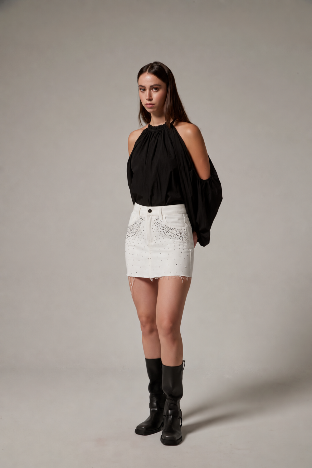 Falda Rama Marfil / Off White