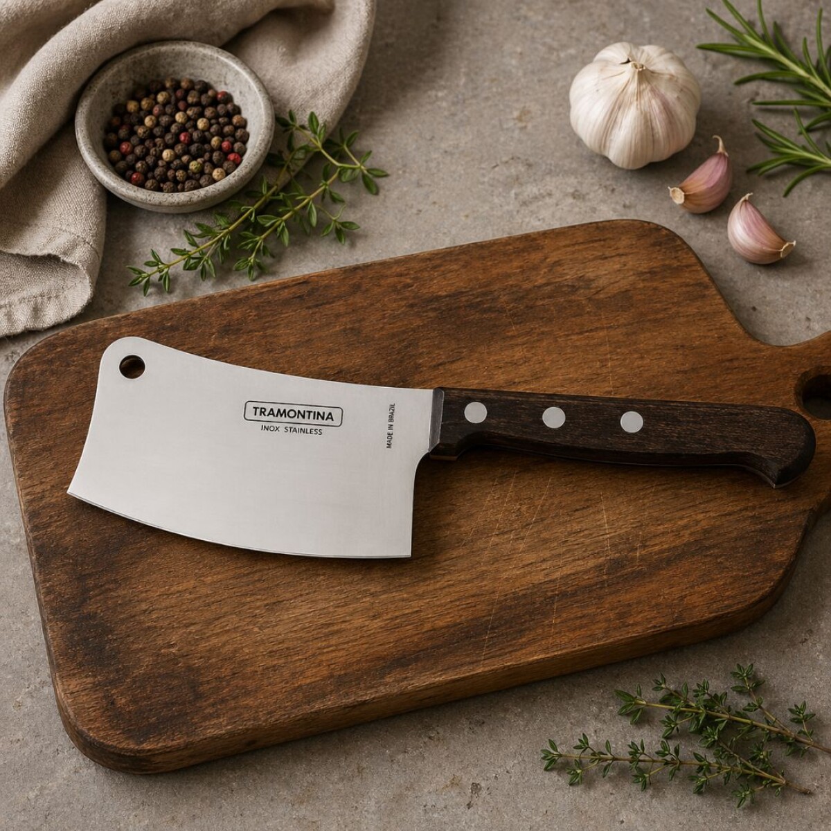 HACHUELA DE COCINA TRAMONTINA TRADICIONAL 6" 