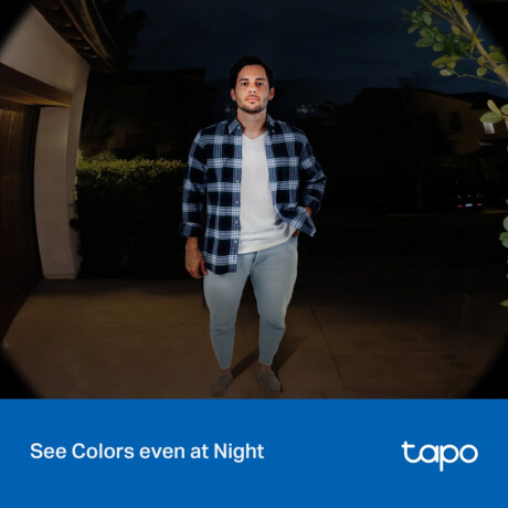 Timbre con Video Cableado Tapo D130 Visión Nocturna Wifi 2K 001