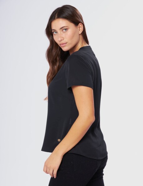 BLUSA MANGA CORTA Negro