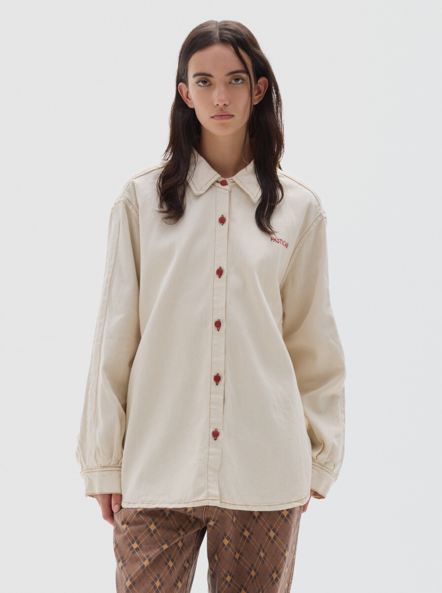 Camisa Noble Denim SO - Off White 