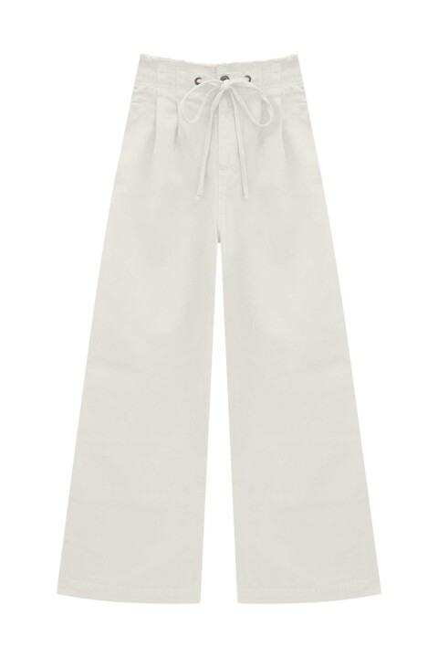 Pantalón Wide Leg Off White