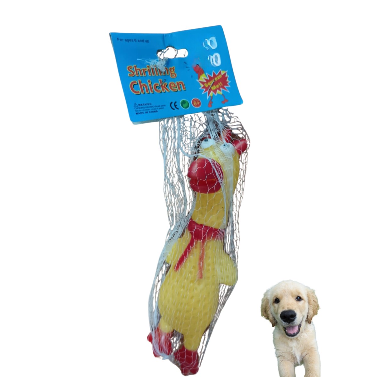 Juguete Para Perros Gallina 17 Cm 