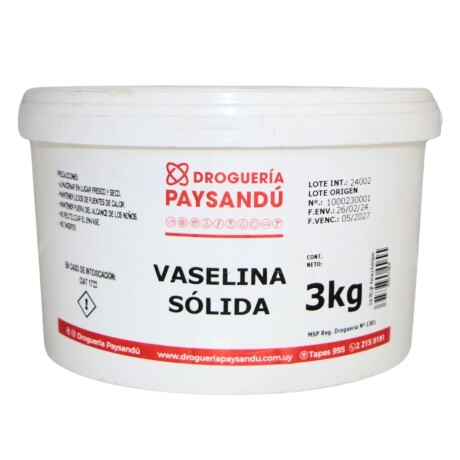Vaselina Sólida 3 kg