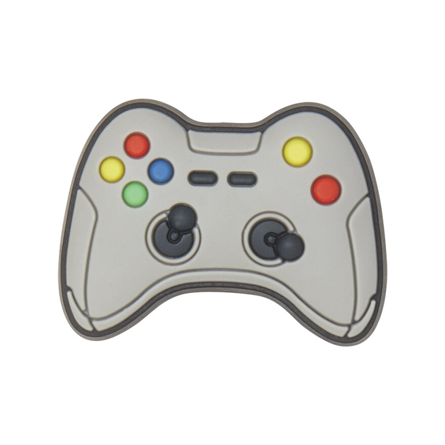 Jibbitz Grey Game Controller Multicolor