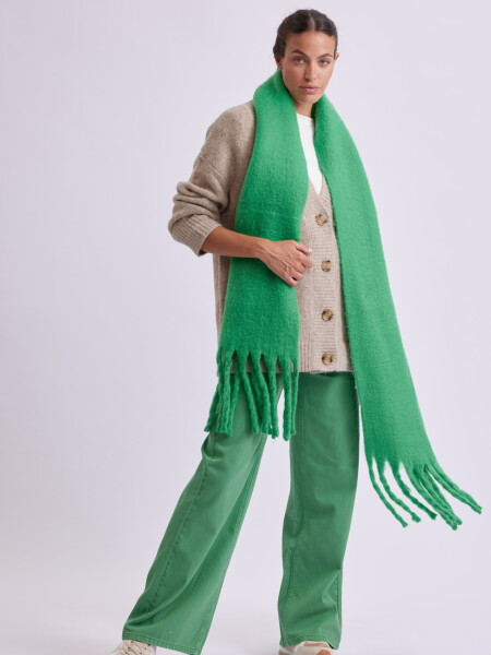 Pantalón de jean wide leg Verde