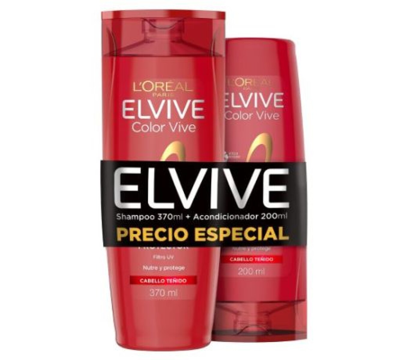 PACK ELVIVE COLOR VIVE SHAMPOO 370ml + ACONDICIONADOR 200ml 