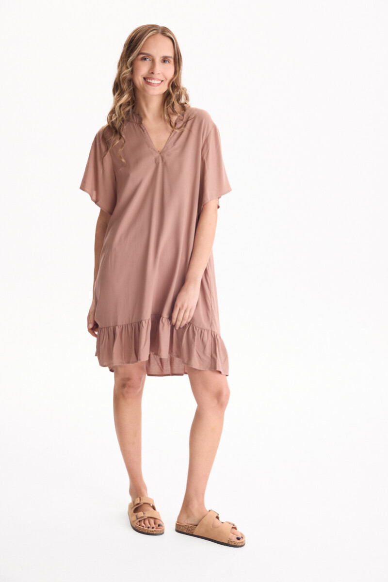 Vestido Rio Marron