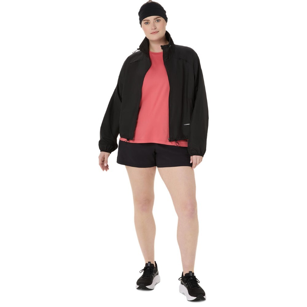 Casaca Training Nagino Actibreeze Short Jacket Mujer Performance Black