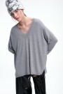 SWEATER ESCOTE V Gris