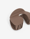Broche Acrilico Broche De Acrílico Curvo - Marron Chocolate