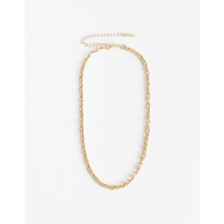 Collares Cortos Metal Dorado