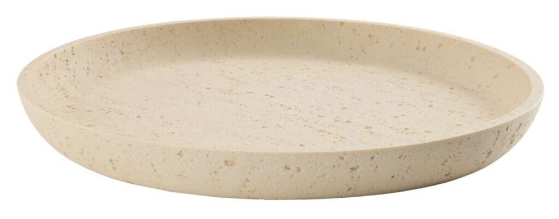 Bandeja Decorativa Jensuffe Ø30Xh3 Cm - Beige 