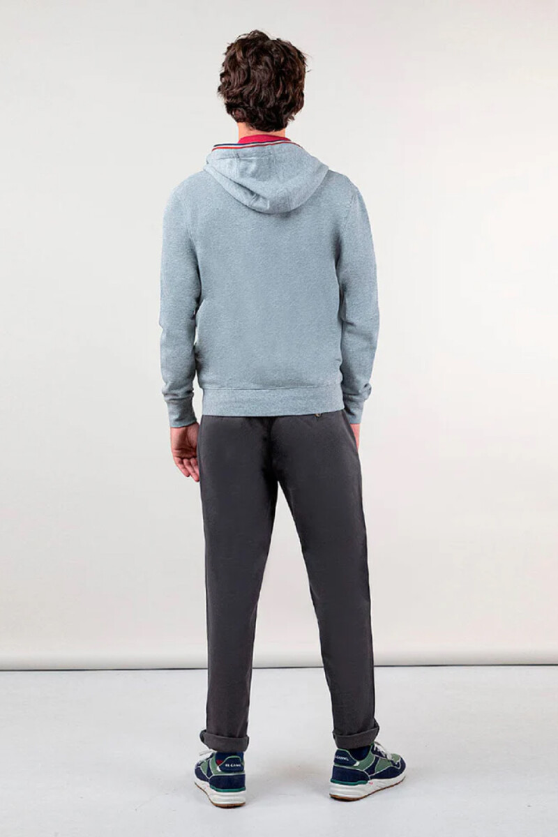 Sudadera Cremallera Gris