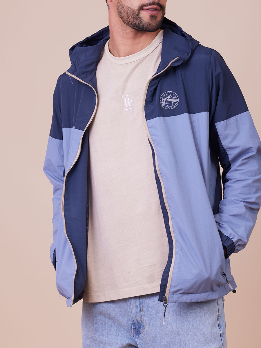 CAMPERA AIDAN RUSTY - Azul Piedra 