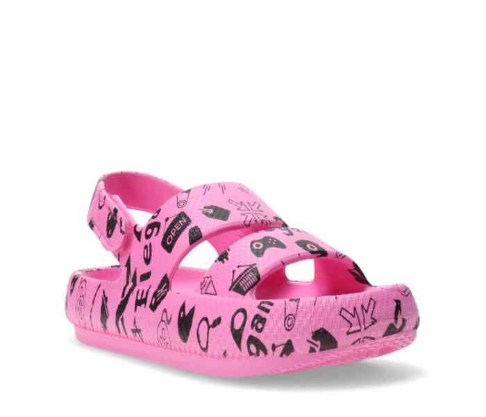 Sandalia DALLAS de goma Fucsia