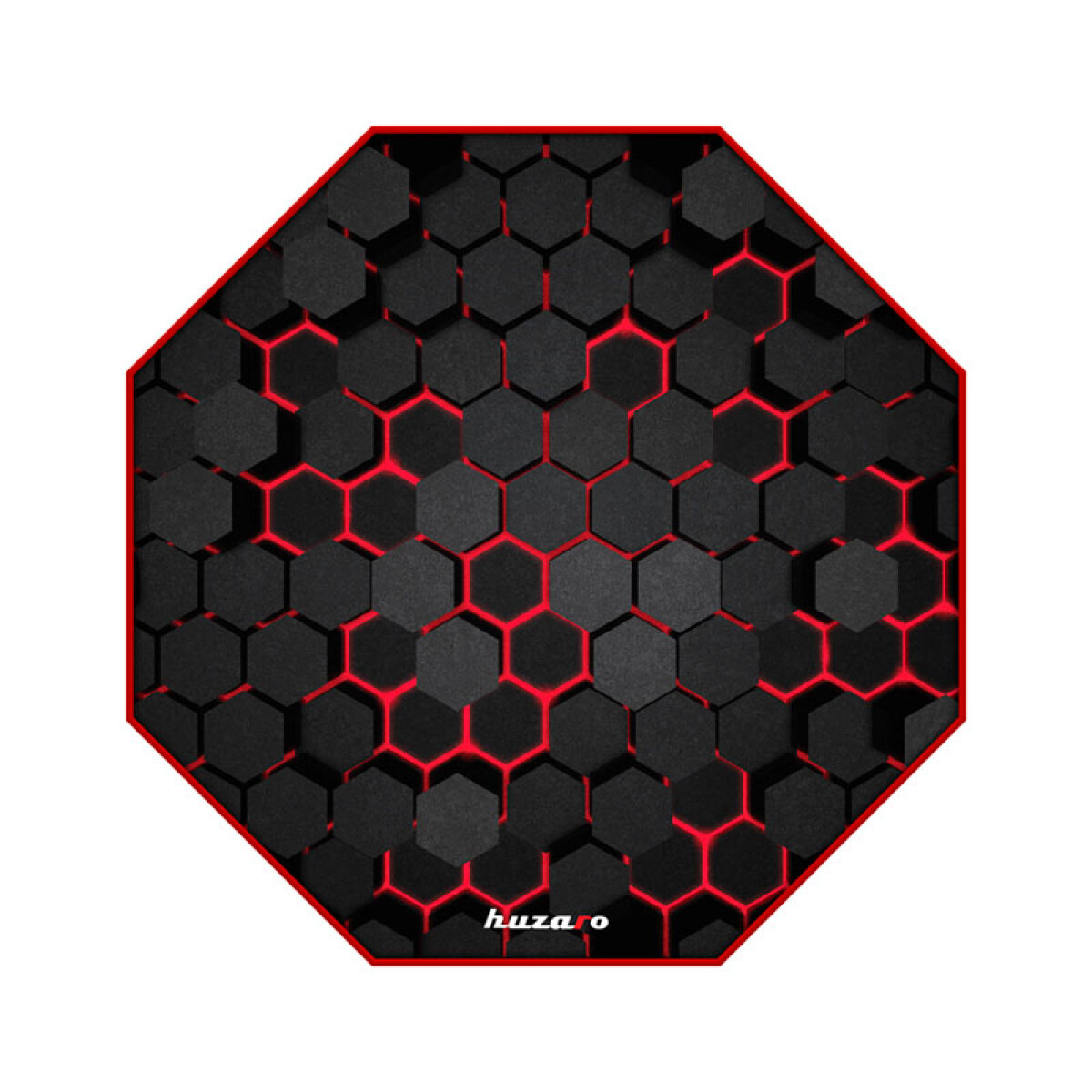 Alfombra para Silla Gaming Huzaro hz-floor Mat - Diseño 2.0 Rojo/Negro 