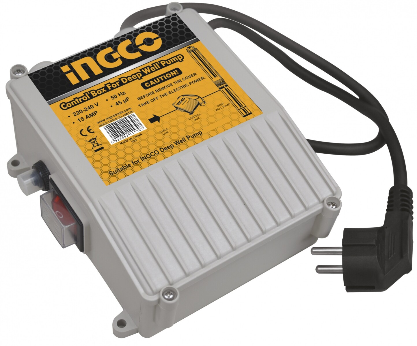 BOMBA CONTROLADOR DWP3701-SB PARA BOMBA SUMERGIBLE POZO SEMISURGENTE 370W 