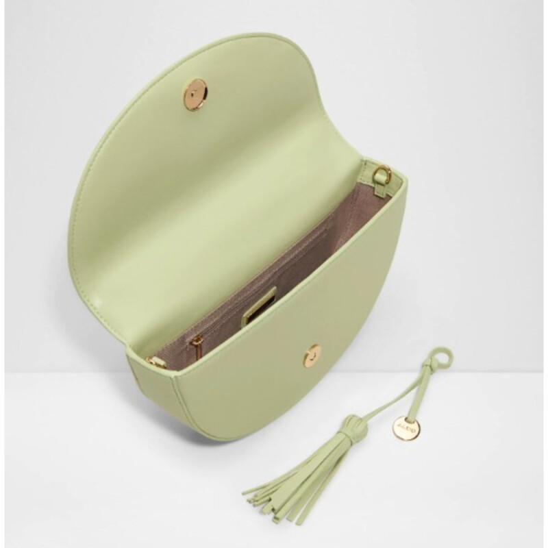 ARINELLA BLACK OVERFLOW SYNTHETIC LIGHT GREEN