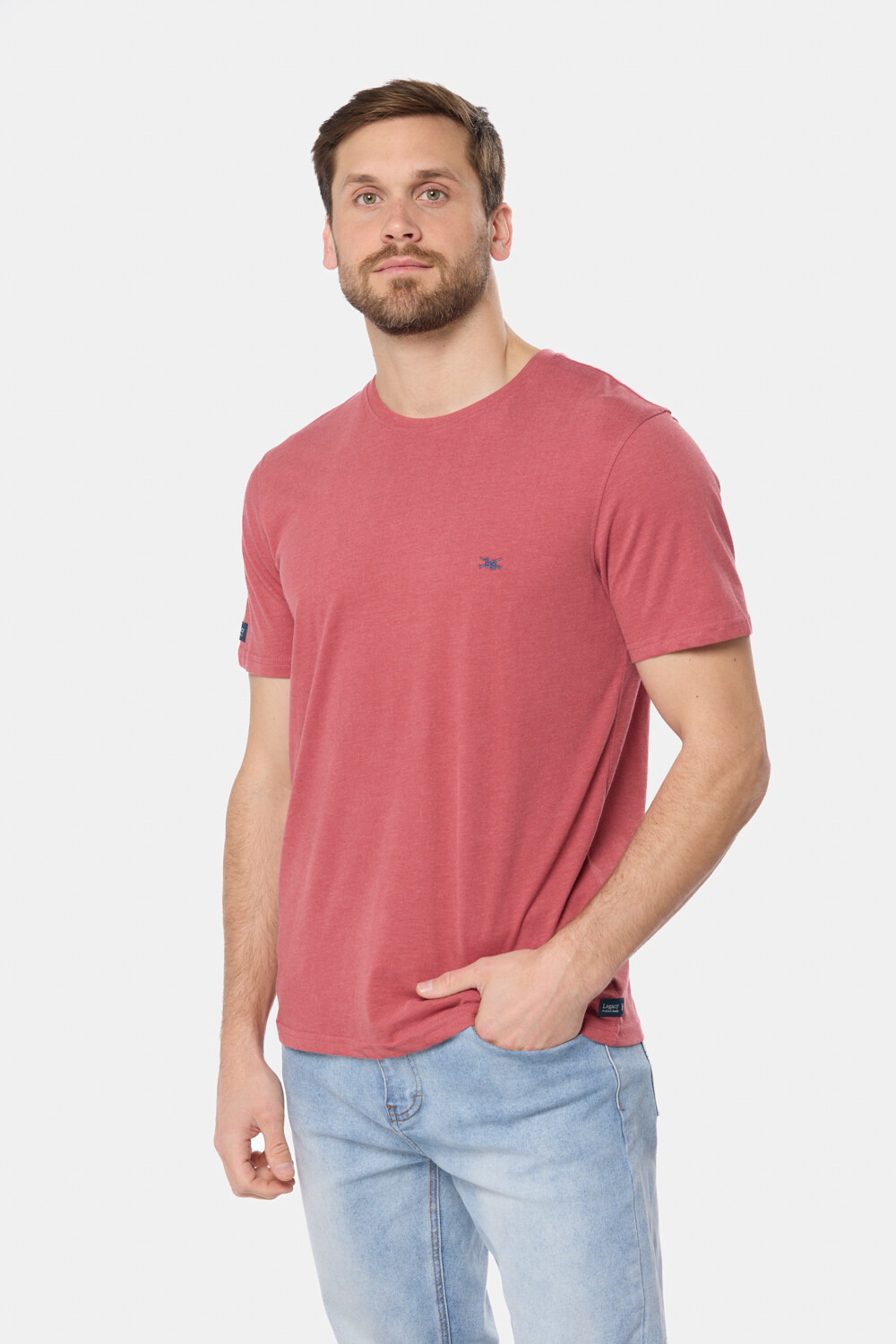 REMERA LISA DE ALGODÓN Ladrillo