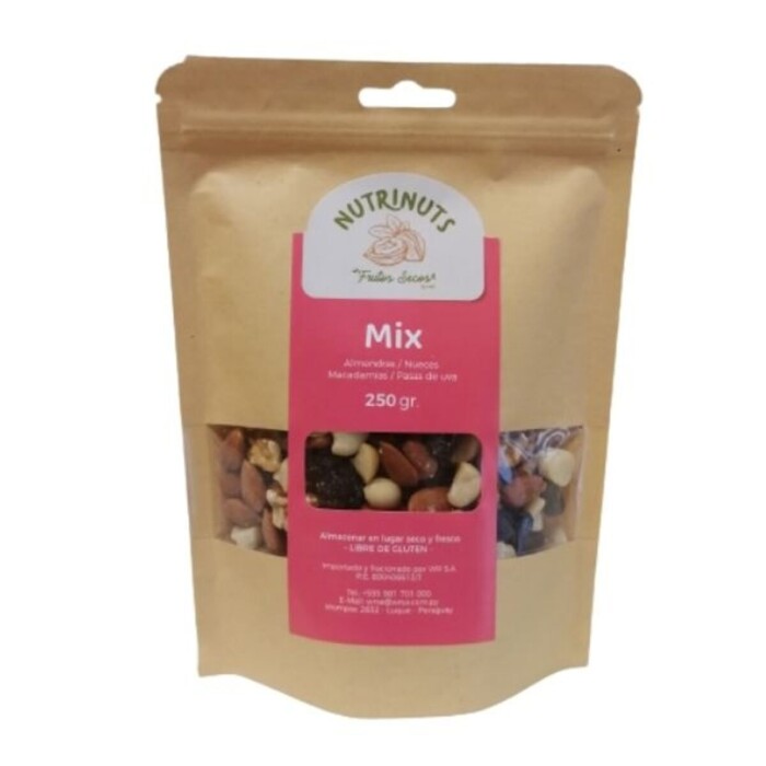 NUTRINUTS MIX DE FRUTOS SECOS WR 250 GR. única