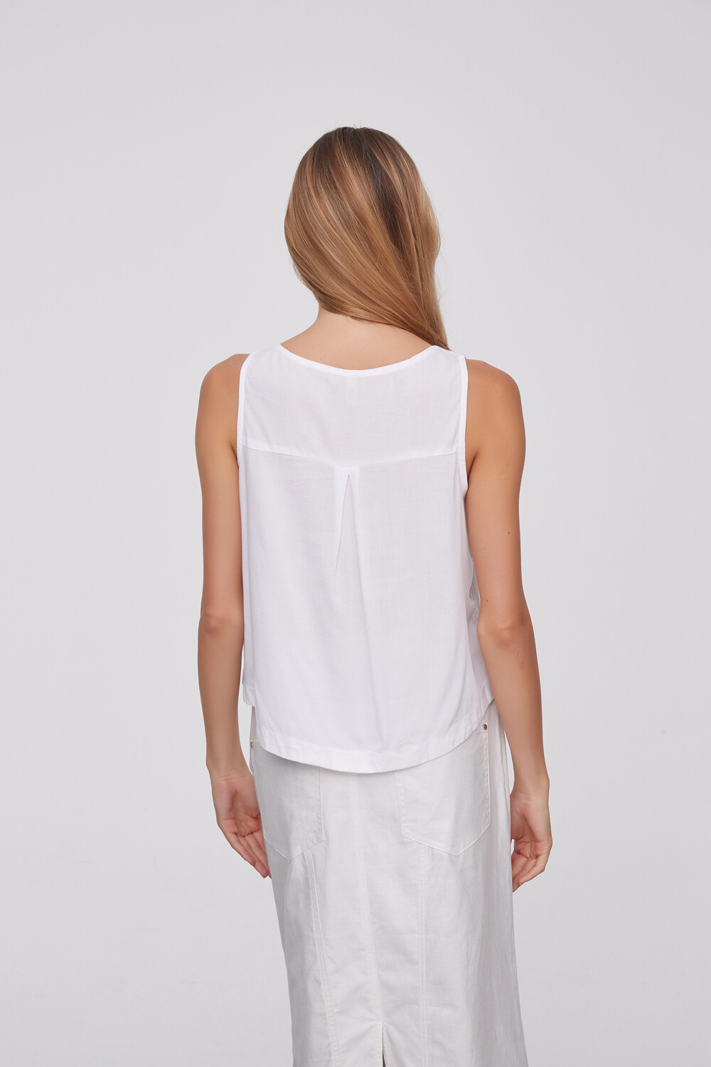 Musculosa Tasten Blanco