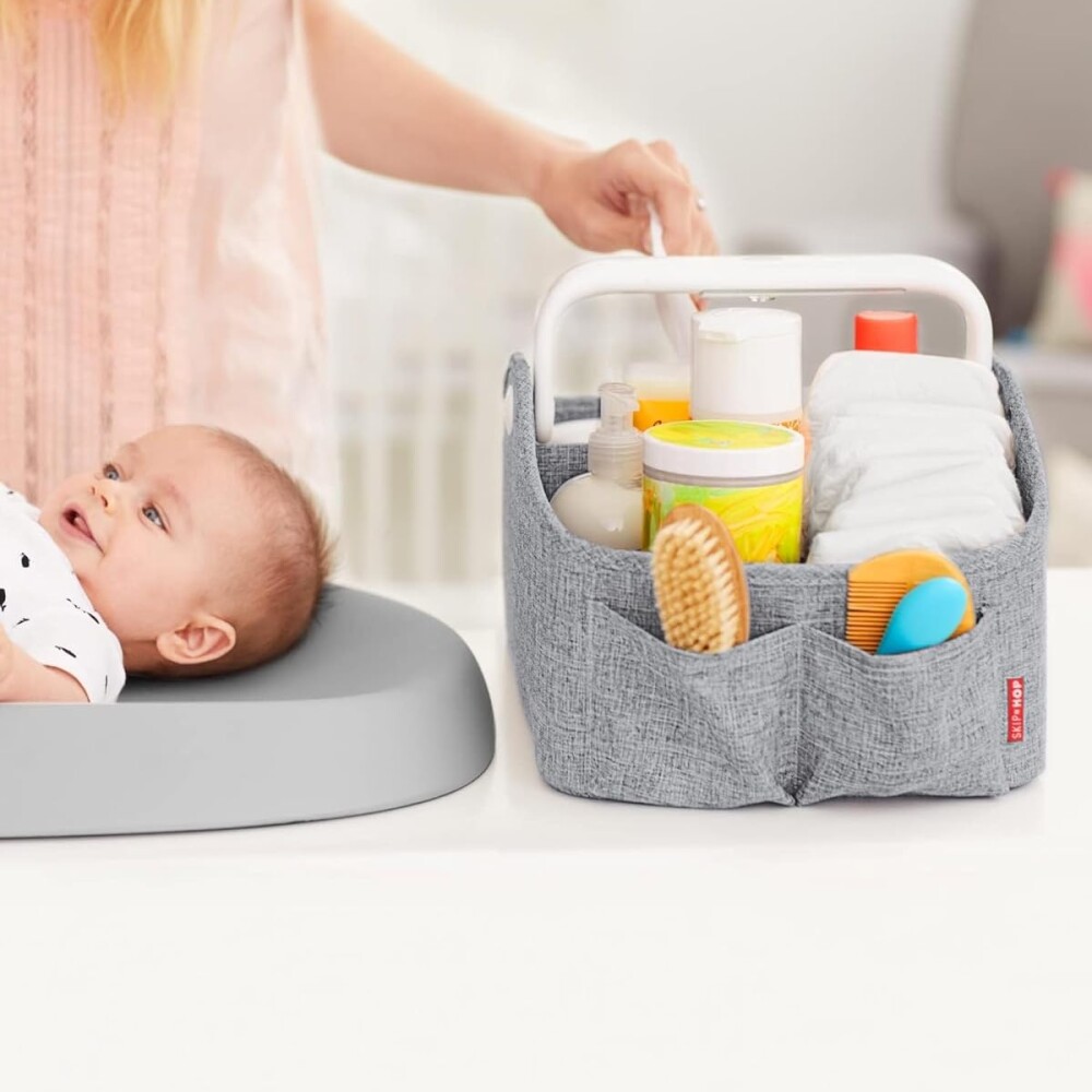 Organizador de pañales con luz skip hop Caddy gris