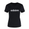 Remera de Mujer Adidas T Shirt Lin W Negro - Blanco