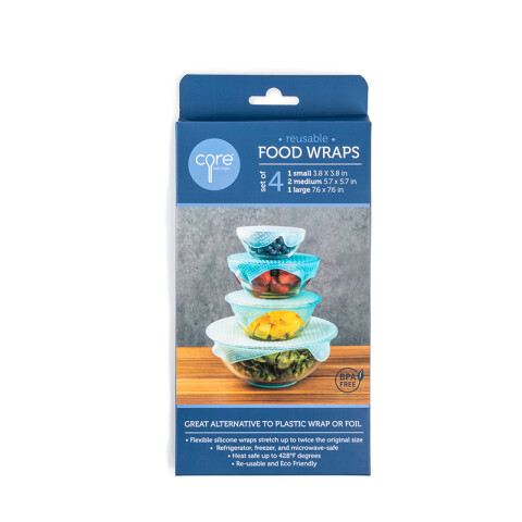 Envoltorios reutilizables para alimentos, 4 piezas TV0527