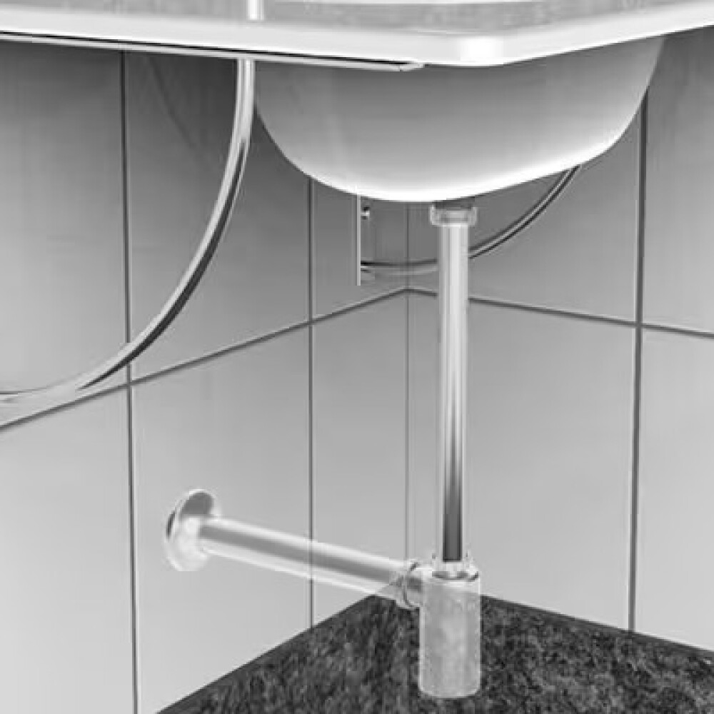 Alargue superior para sifón con valona 7/8"x 40cm Alargue Superior Para Sifón Con Valona 7/8"x 40cm