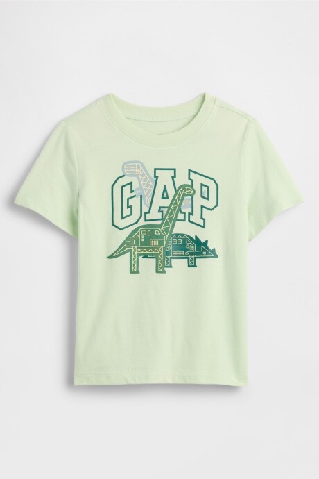 Remera Logo Gap Toddler Niño Pod Green