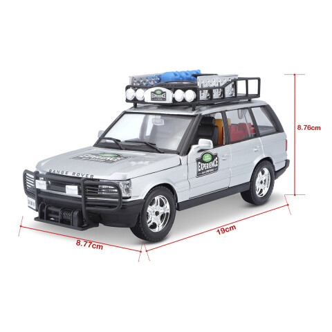 Auto de Colección Bburago Escala 1:24 RANGER ROVER PLATA