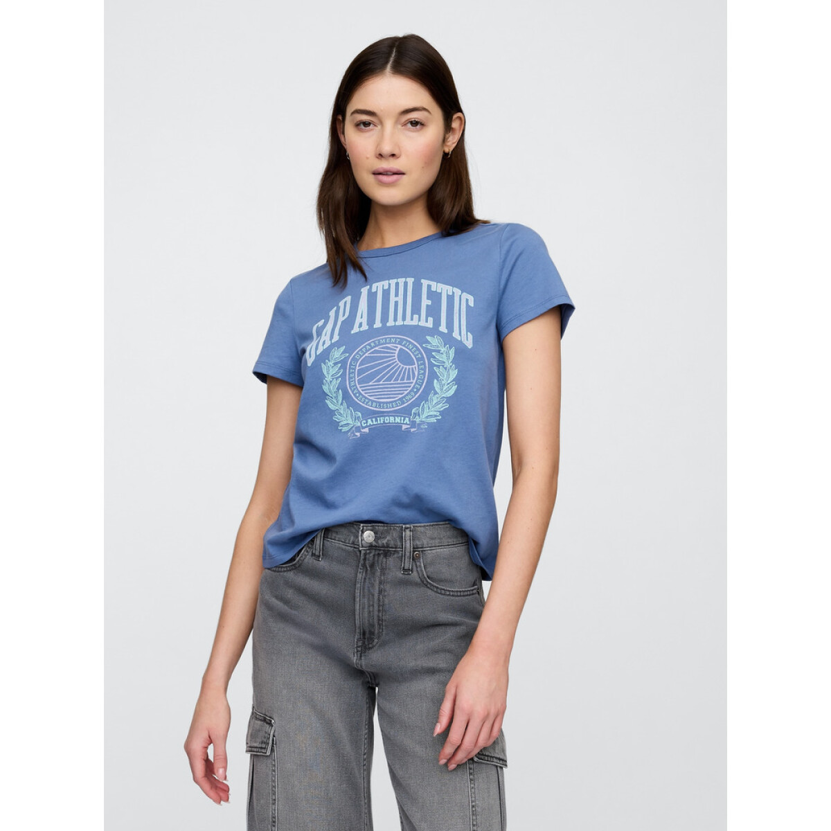 V-FRCH SS FAV CREW NVL - BIJOU BLUE 18-3921 TCX 