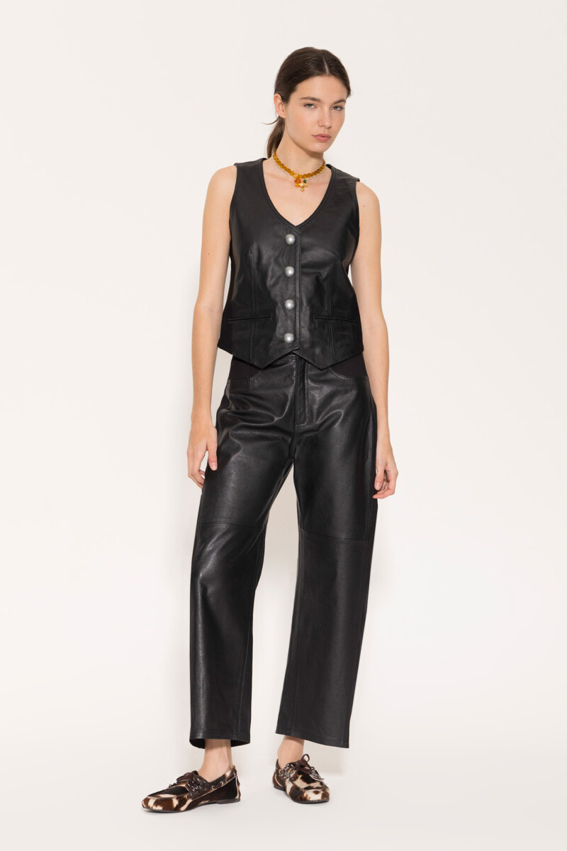 CHALECO JOE Negro Brilloso