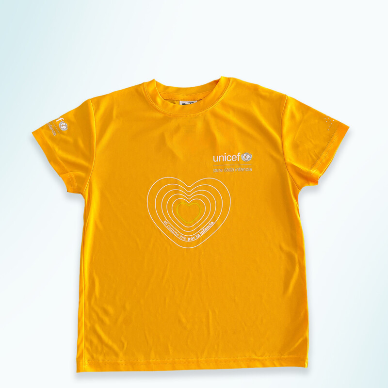 Camiseta UNICEF NIÑO/A AMARILLO