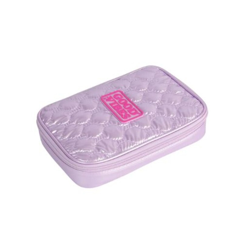 Cartuchera Mooving trend Matelasse Lila