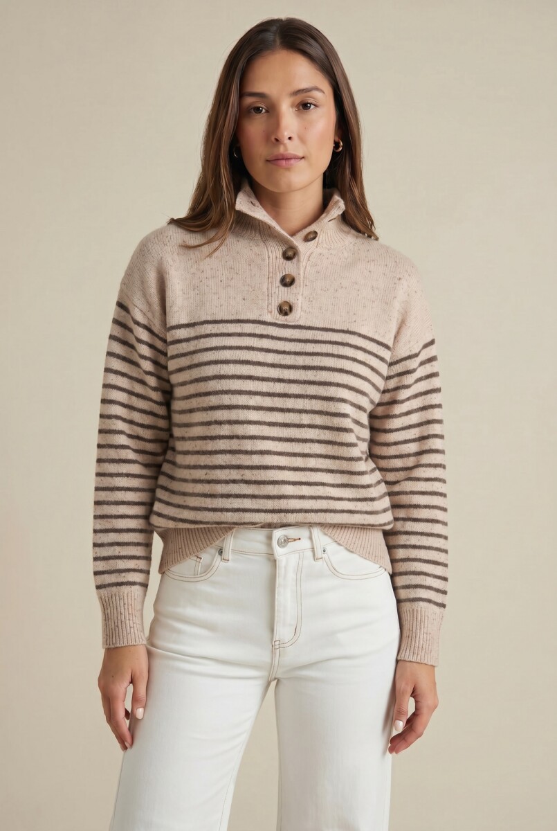 Sweater Lana Botones - Verde 