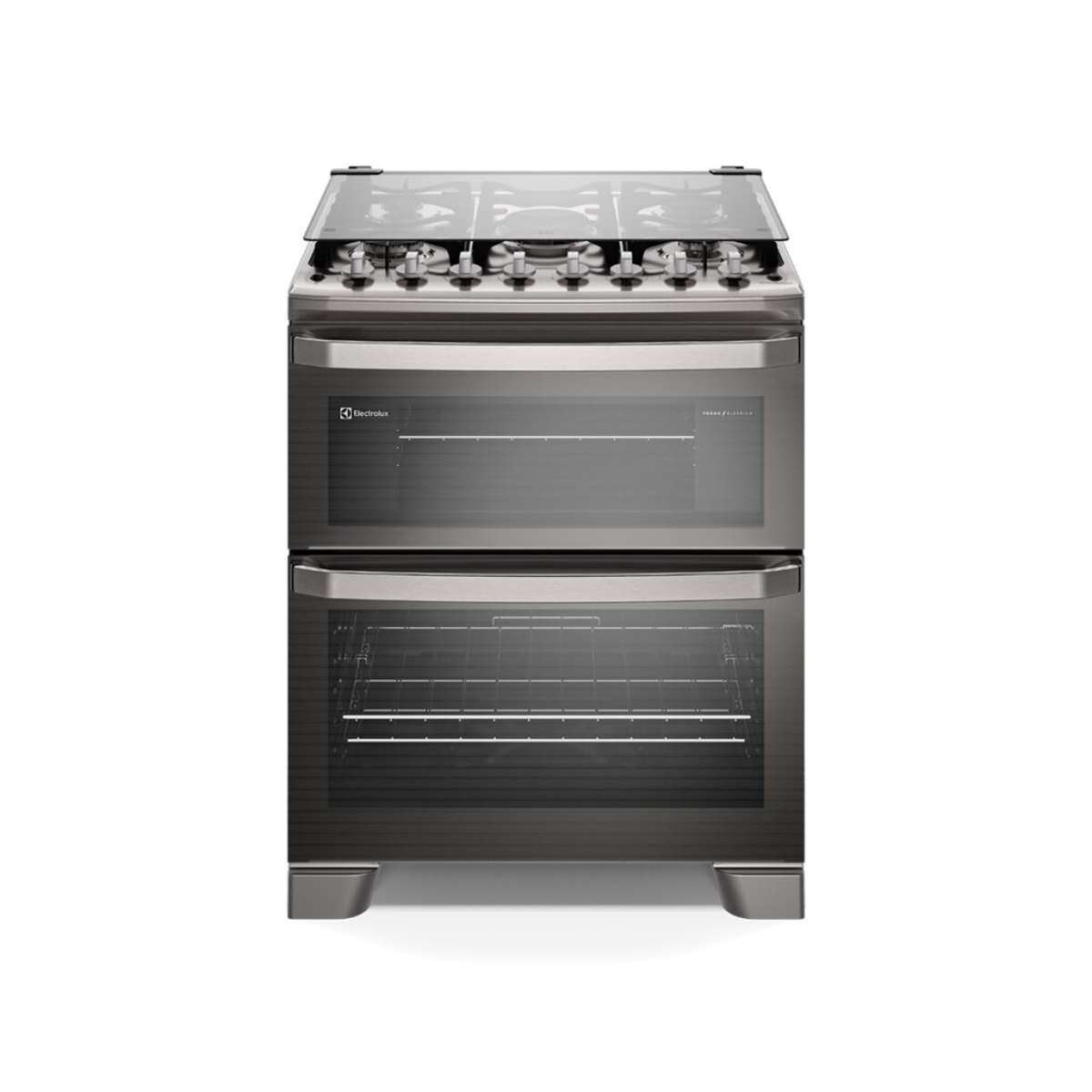 Cocina Combinada Electrolux 5 Hornallas Doble Horno FE5DC - Inoxidable 