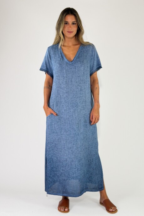 VESTIDO CAICOS Azul