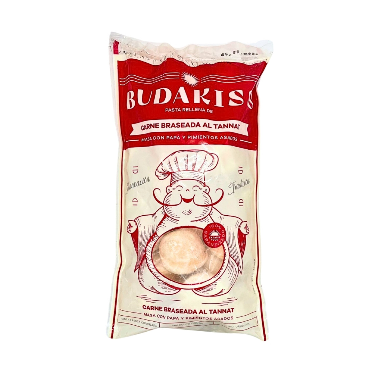 Pasta rellena Budakiss - 750 g - - Carne al Tannat 