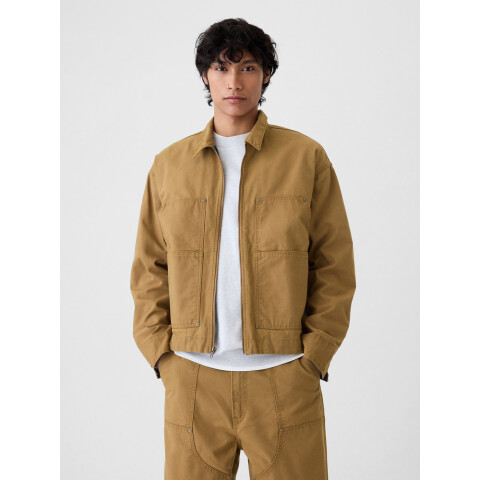 CANVAS CARPENTER JKT PALOMINO BROWN GLOBAL